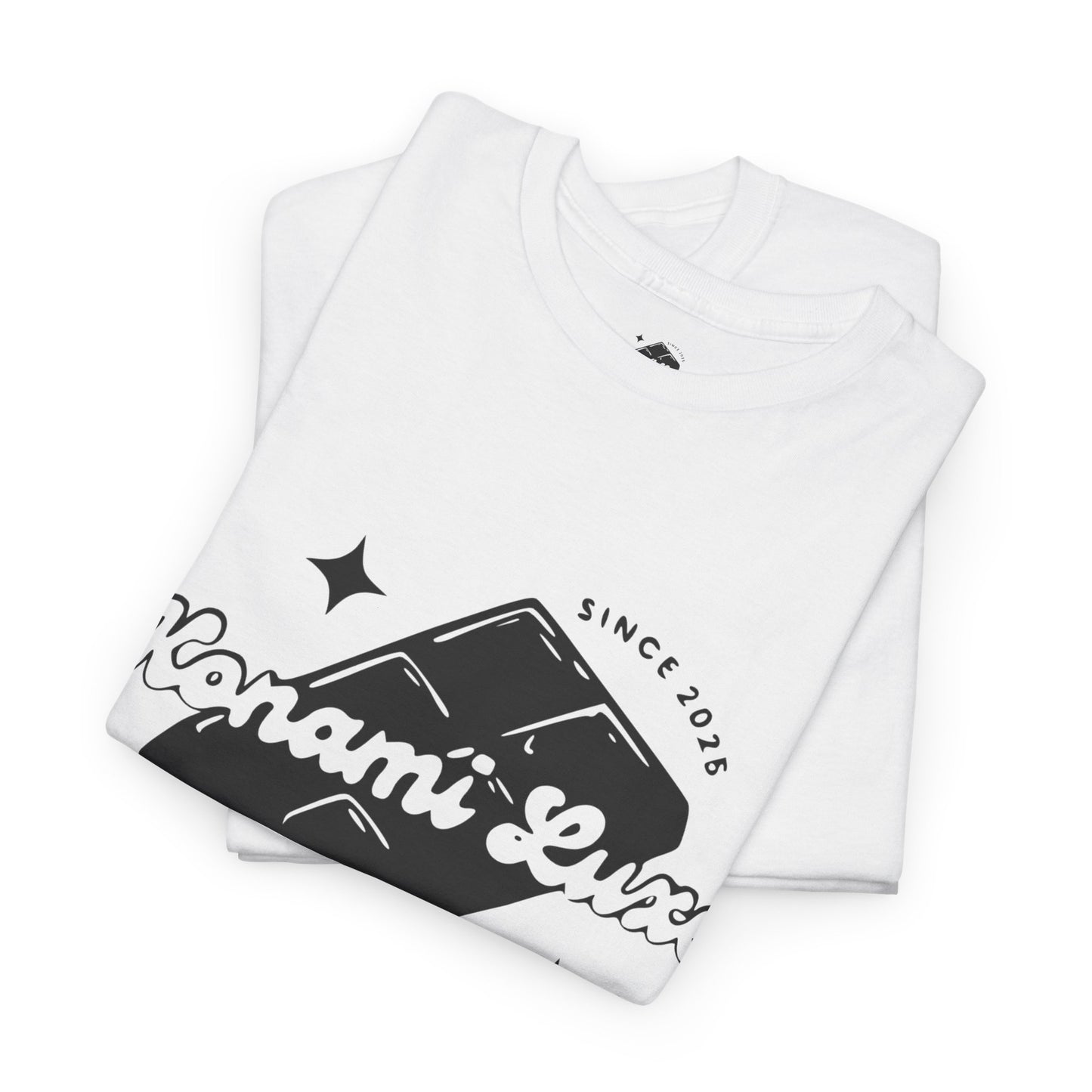 Konami Luxe Black Logo Tee