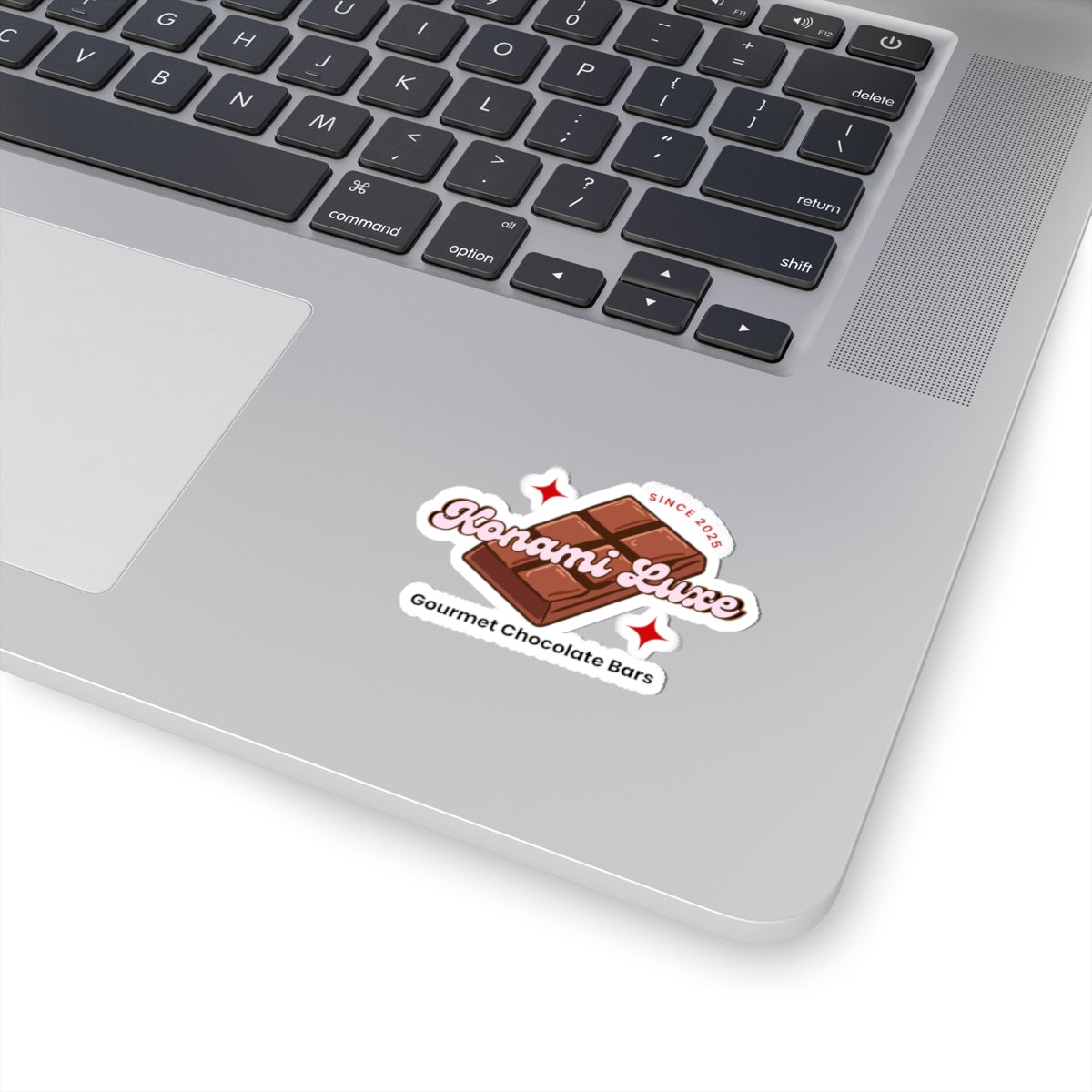 Konami Luxe Chocolate Bar Stickers | Branded Kiss-Cut Stickers