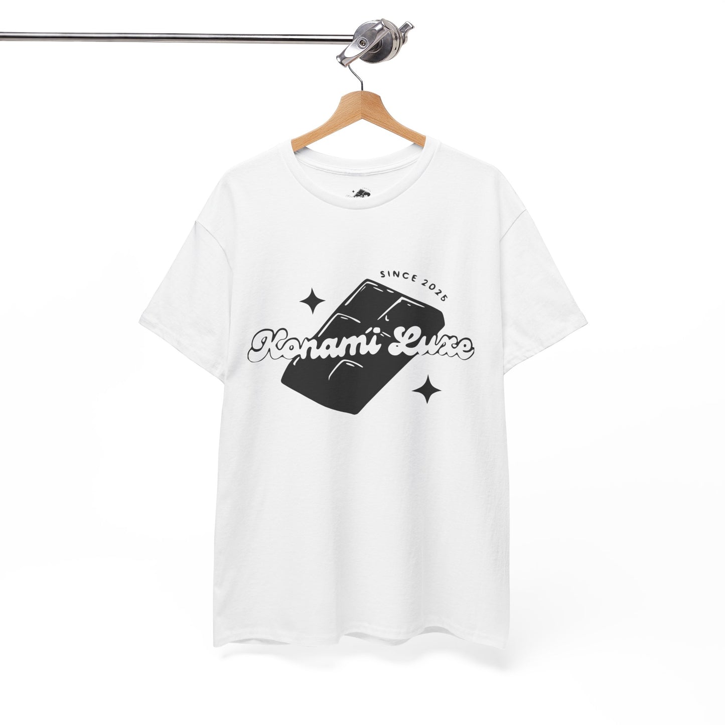 Konami Luxe Black Logo Tee